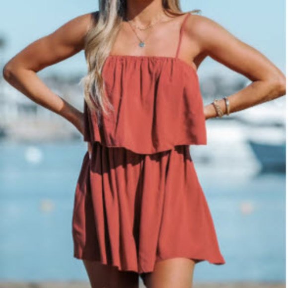 Cupshe Pants - NWT: Flounce Cami Romper